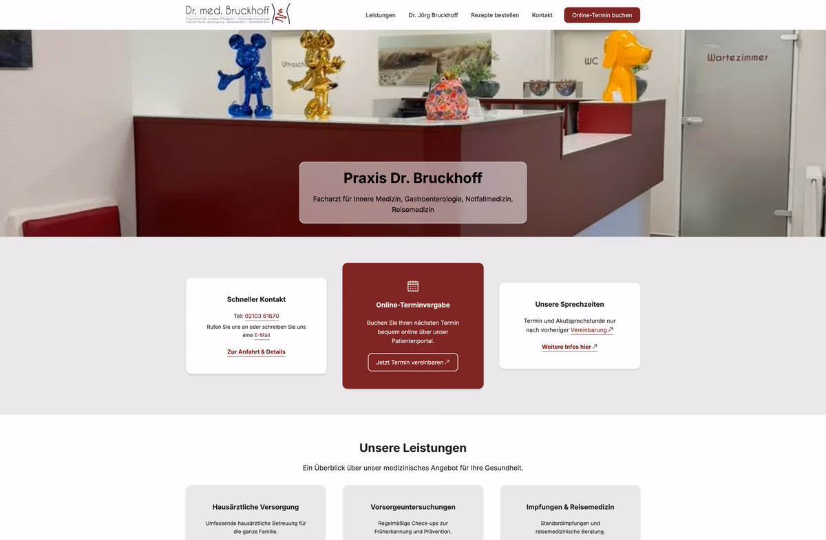 Digitale Patientenversorgung Dr. Bruckhoff